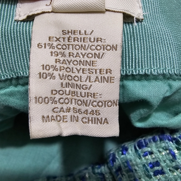 J Crew Tweed Wool Blend Mini skirt Size 4 - Picture 4 of 10